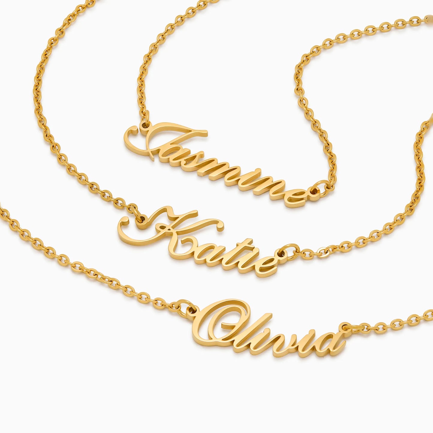 Gisel Signature Name Necklace