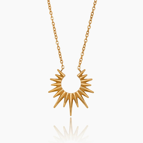 Helia Sunburst Necklace