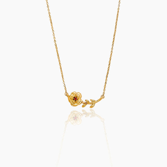 Dainty Birthflower Necklace